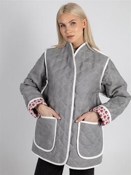 Жакет женский лен 100%, хлопок 100%, льняной утеплитель 100%