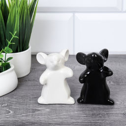 Набор для специй 2 предмета Мышки Инь Янь / 102 /уп 144/ - ГалеонТрейд фото 5