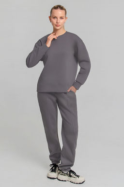 Арт. 2909 Костюм женский с начесом 44-52 (5 шт) Цвет:верх-серый, низ-серый - Калинка фото 8