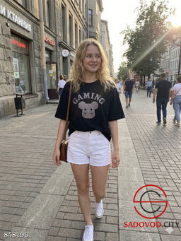 Футболка женская из хлопка