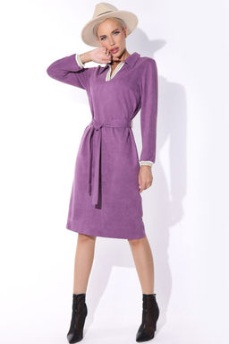 Платье Поло (ежевика) - Эльза фото 5