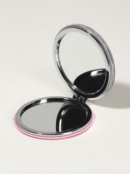 Цена за 2 шт. Зеркало складное Цветы, d=7.2 см, с увеличением х2, белое, фиолетовое - Qf фото 3