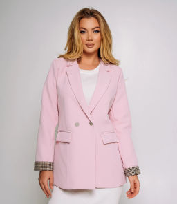 Пиджак #КТ8151 (1), пудровый