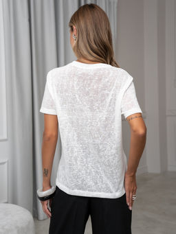 Футболка паутинка полупрозрачная - Binita фото 10