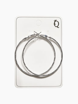 Цена за 2 шт. Серьги-кольца «Рельеф», миксы, d=5.7 см