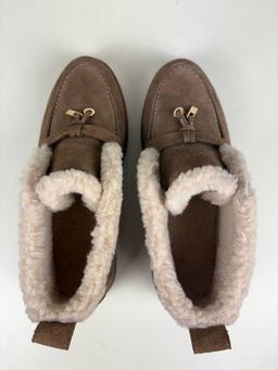 Ботинки 306.002be. Серо-коричневый замша R