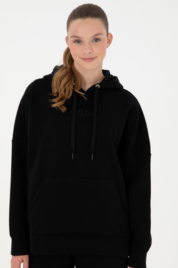 Женский черный свитшот Неожиданная скидка в корзине - U.s. polo assn фото 3