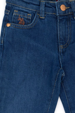 Синие джинсовые брюки для девочек - U.s. polo assn фото 4