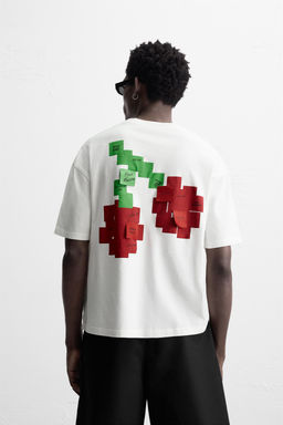 EMBROIDERED NOTES T-SHIRT - Zara фото 2