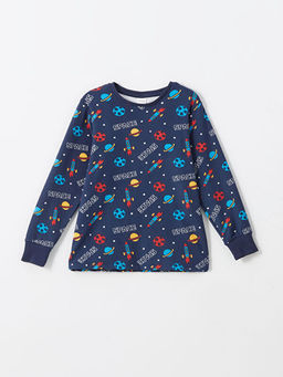 Bisiklet Yaka Erkek ?ocuk Pijama ?st