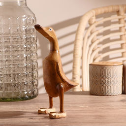 Сувенир «Утка простая», дерево, 13×12×23 см