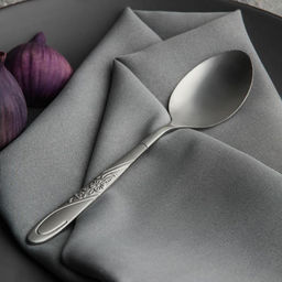 Набор ложек столовых из нержавеющей стали Доляна Антураж, длина 18,5 см, 6 шт, цвет серебряный