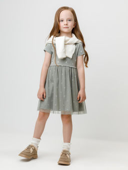 КР 5961/хаки 6206 Н070.1 к663 платье для дев