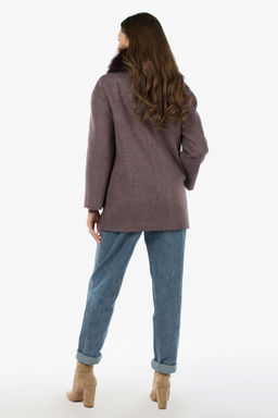 Мех натуральный (песец) Пальто утепленное Термофинн 100 г - El podio фото 6