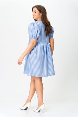 Платье Svetlana Style 2212 голубой полоска