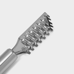 Цена за 2 шт. Рыбочистка Доляна Металлик, 20 см, цвет серебристый  фото 5