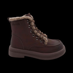 Ботинки из натуральной кожи на меху P-ML01-5 коричневые - Sport фото 2