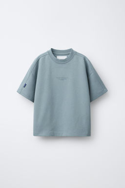 CONJUNTO CAMISETA Y BERMUDA INTERLOCK / Azul lavado - Zara фото 2