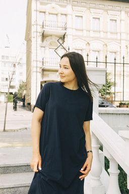 Платье-футболка 95% ХЛОПОК - Knitka wear фото 4