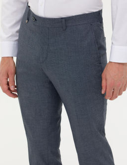 Lacivert Slim Fit Kuma_ Pantolon - Pierre cardin фото 4