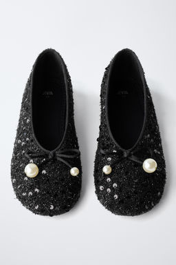 FAUX PEARL BALLERINAS - Zara фото 4