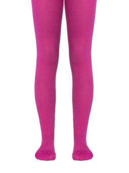 Conte-kids CLASS Lycra® Тонкие хлопковые колготки малиновый