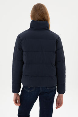 Kad_n Lacivert Mont Sepette S_rpriz _ndirim