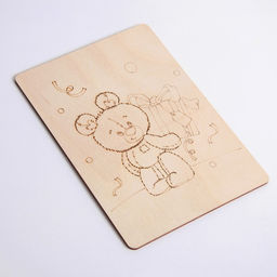 Набор досок для выжигания Простые рисунки - Лесная мастерская фото 4