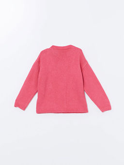 Bisiklet Yaka K?z ?ocuk Triko Kazak - Waikiki фото 3