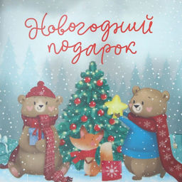 Пакет крафтовый с пластиковым окном Подарок, 31 х 26 х 11 см - Дарите счастье фото 5