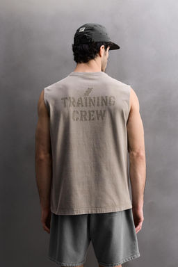 CAMISETA TANK TRAINING / Marr?n - Zara фото 3