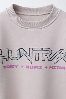 KPOP DEMON HUNTERS NETFLIX  PRINTED SWEATSHIRT - Zara фото 7