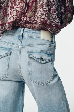 Z1975 FLARE FIT LOW-RISE JEANS - Zara фото 4