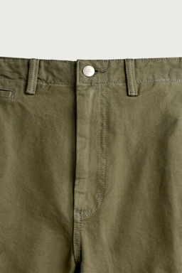 BERMUDA CARGO RELAXED FIT / Verde - Zara фото 9