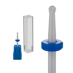 Nail Art Фреза керамическая шаровидная, синий  фото 2