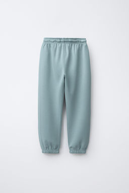 PANTAL?N JOGGER SPORTY ETIQUETA ENGOMADA / Azul / Gris - Zara фото 5