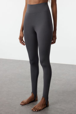 TRENDYOLMILLA Siyah F?rcal? Soft Kumas Fuzo Tam Boy Yoga Orme Spor Tayt THMAW25TY00009  фото 19