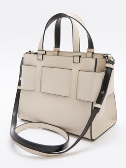 Женский тоут ARMANI EXCHANGE SUSY Артикул 4361378, серо-бежевый  фото 4