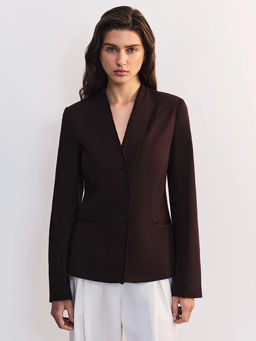 Приталенный жакет из хлопка / Zarina  фото 4