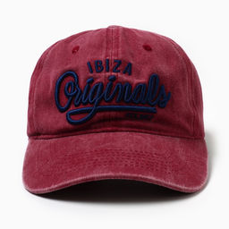 Кепка мужская MINAKU Ibiza, размер 56-58, цвет малиновый