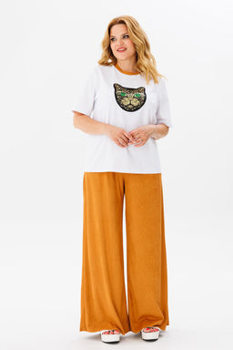 Костюм Michel Chic 1383 белый, рыжий