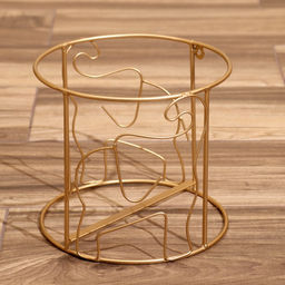 Кашпо на подставке «Зу», набор 3 шт., d=26 см, d=21 см, d=16 см, металл