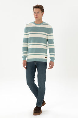 Erkek Ye_il Jean Pantolon