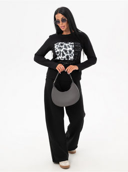 Лонгслив Лео женский серый - София фото 16