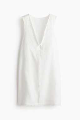Vestido playero en muselina de algod?n