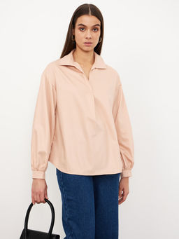 Новинка!  Рубашка "Симона" персиковый