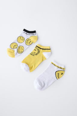 SMILEYWORLD® THREE-PACK OF ANKLE SOCKS - Zara фото 4