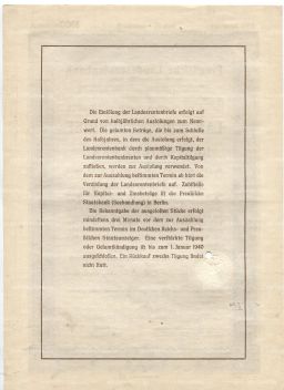 Облигация 4,5% 1000 рейхсмарок 1937 года Германия