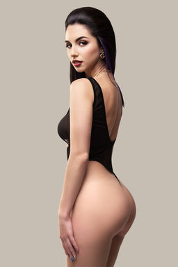 Эротическое боди Waname Lightness черное (46-48) - Waname apparel фото 4