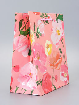 Цена за 2 шт. Пакет подарочный ламинированный Цветочное счастье 18?22.3?10 см